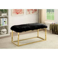 Faux Fur Bench L22825