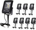 3000K Warm White 10W Outdoor Spotlights [8 Pack] U588