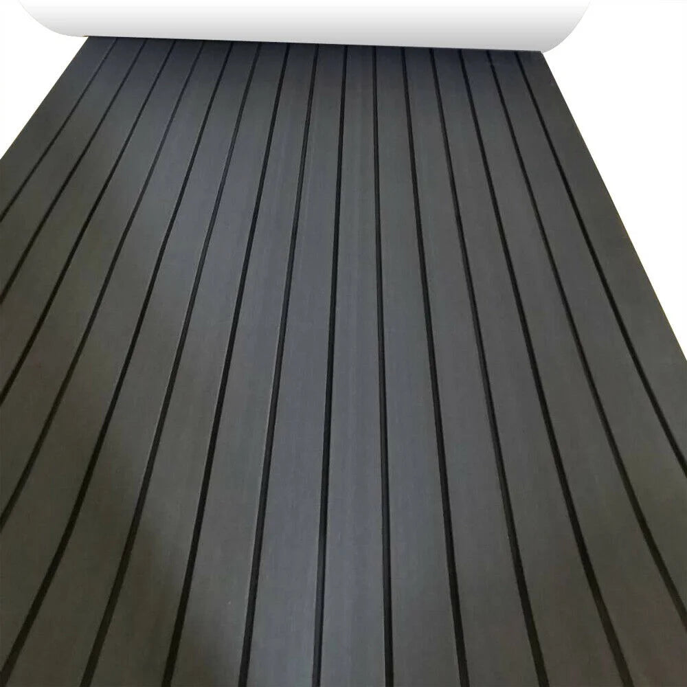 EVA Foam Faux Teak Boat Decking Sheet Marine Yacht Flooring Mat 35.4" X 94.5" A2914