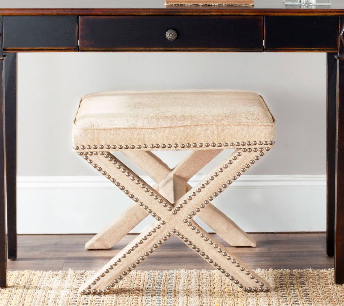 Slate/Beige Ottoman Z77807
