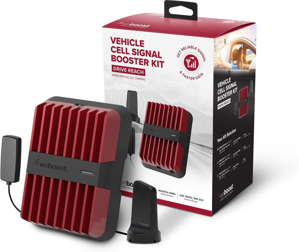 Vehicle Cell Phone Signal Booster with Magnetic Roof Antenna X723
