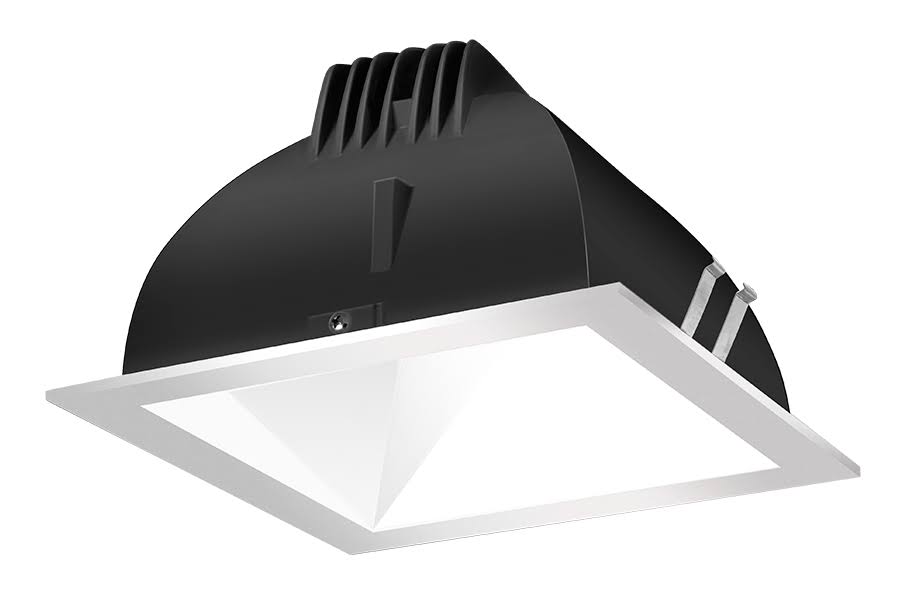White Cone Silver Ring LED Trim V262903