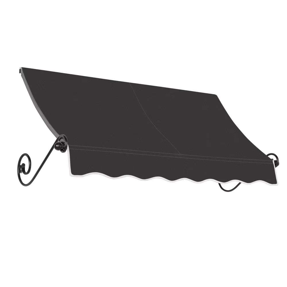 Black Acrylic Fixed Awning D36939