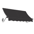 Black Acrylic Fixed Awning D36939