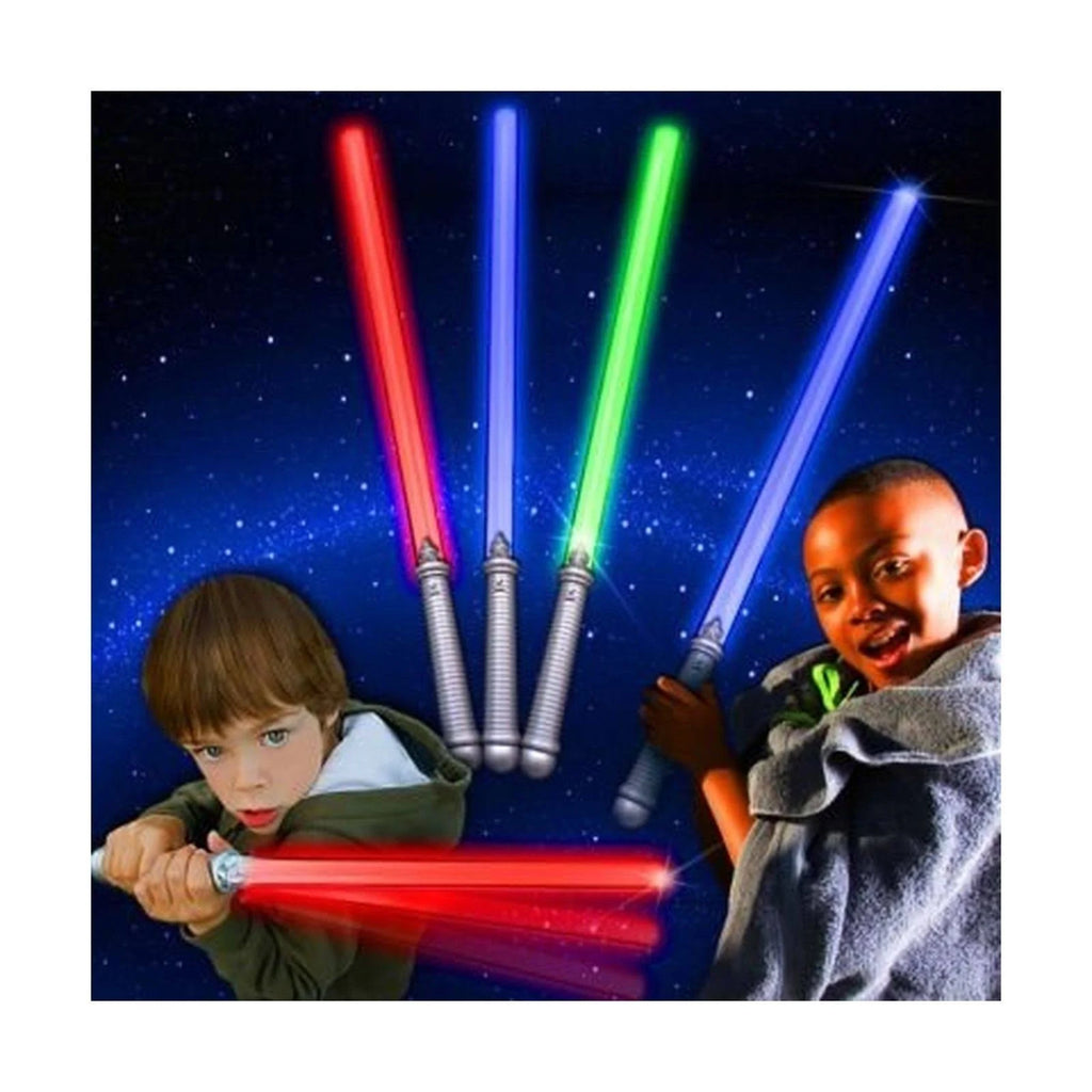 12 Pack Glow in The Dark LED Light Sabers Q60791