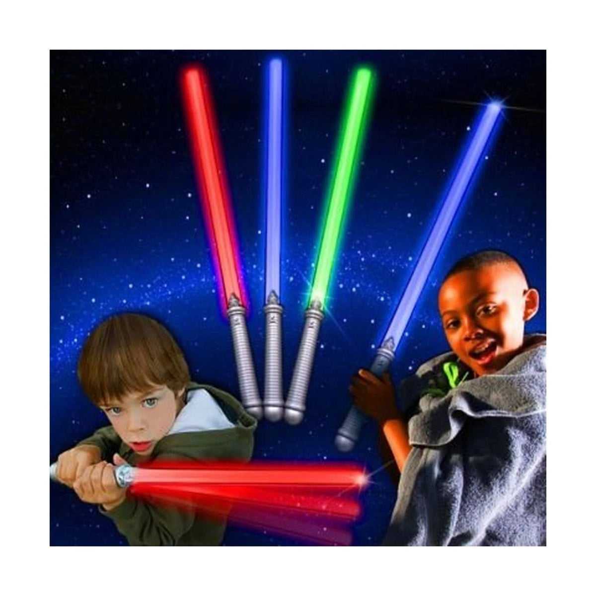 12 Pack Glow in The Dark LED Light Sabers Q60791