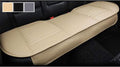 Gray PU Leather Rear Car Seat Cover Cushion Pad Mat 58.3 x 18.9inch V114