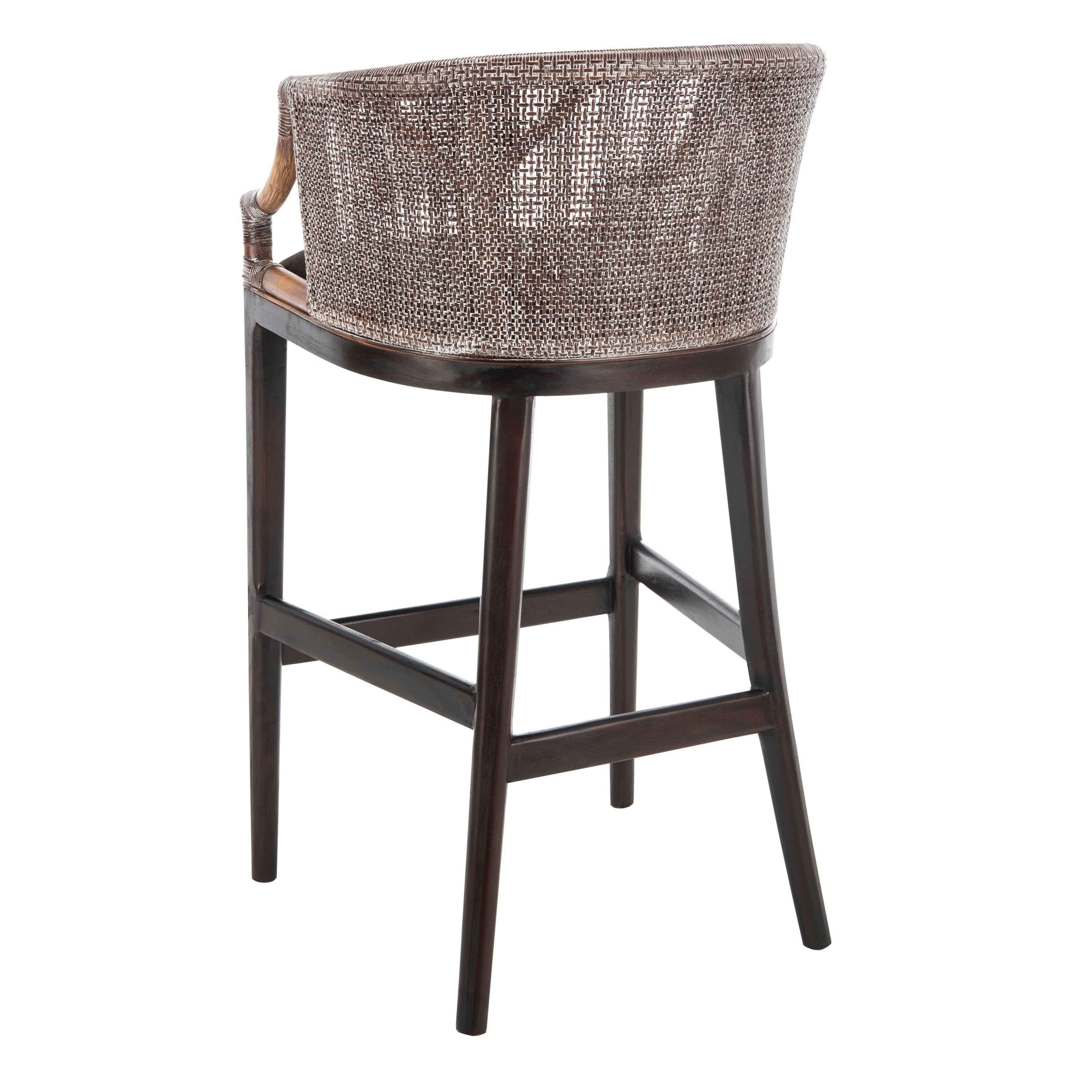 Natural / White Washed Bar Stool D9466