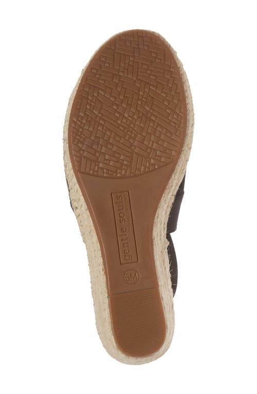 Black Suede Wedge N732254