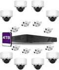 16-Channel 4K POE IP Security Camera System with 5MP POE IP Dome Camera I815
