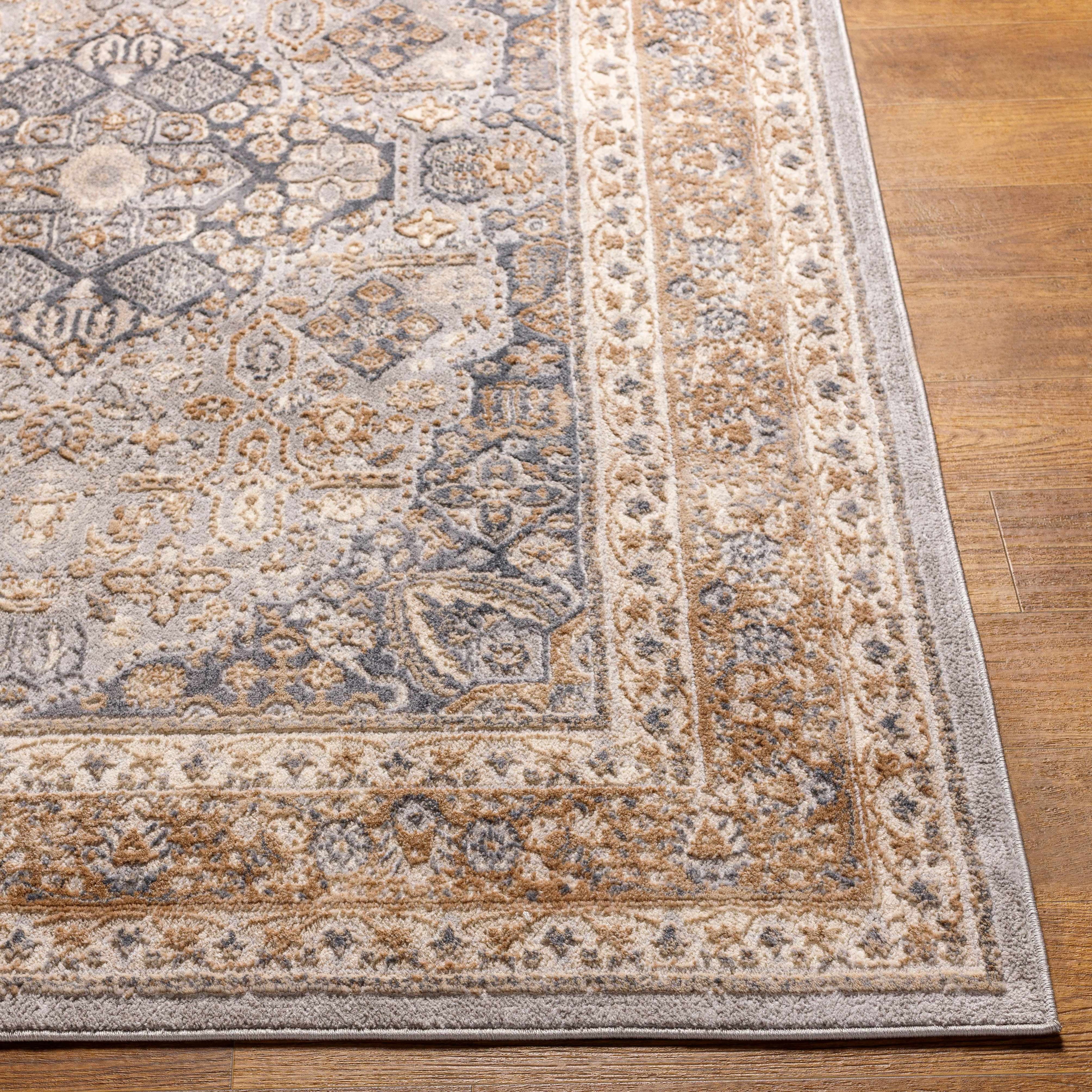 Brown Gray Area Rug S892729