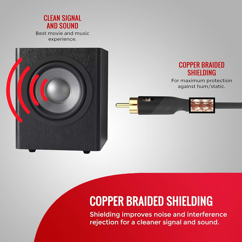 13 Feet Coaxial Subwoofer Cable Q743492