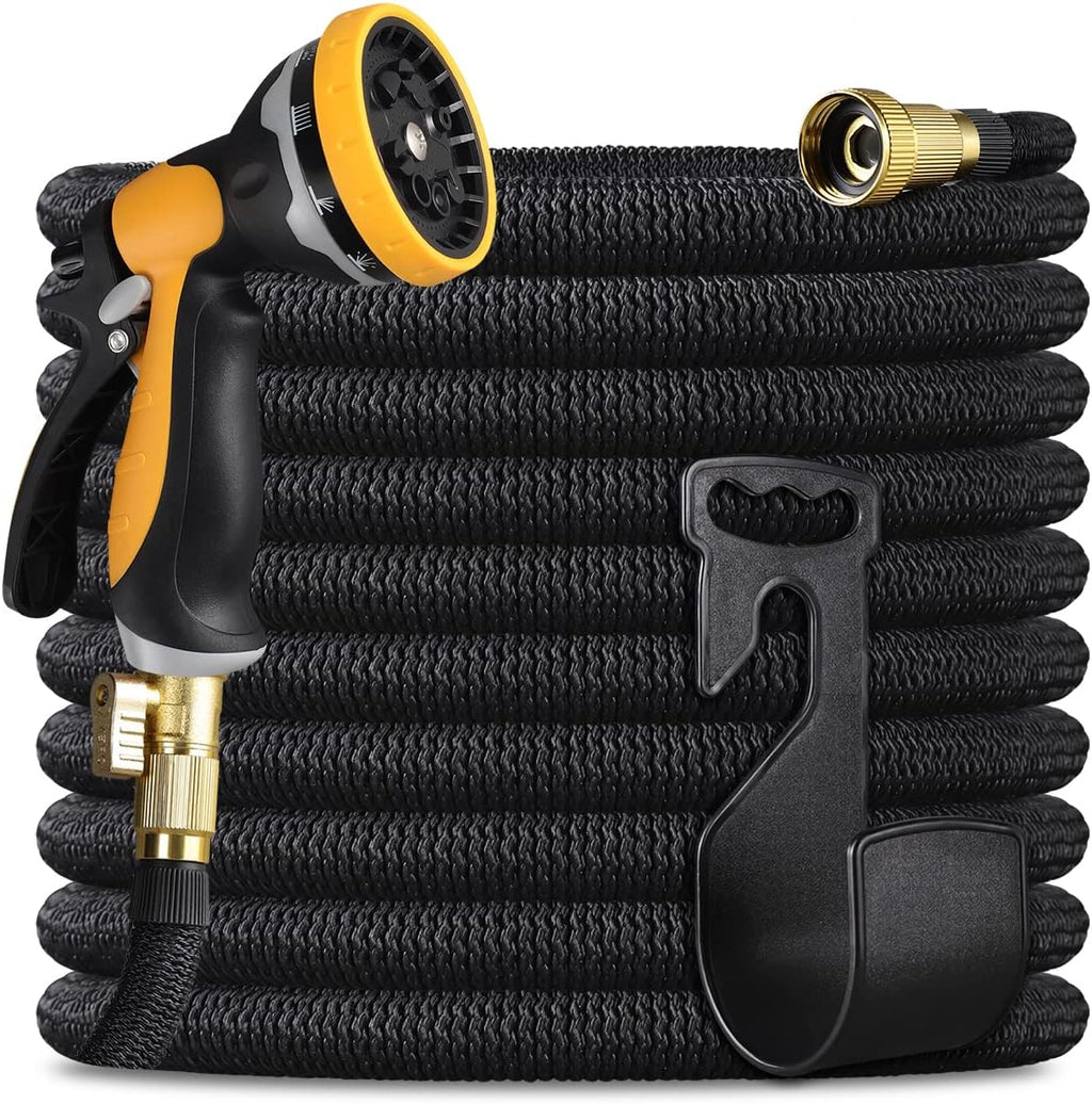 Expandable Garden Hose 100ft with 10 Function Nozzle, Pack of 2 N6727