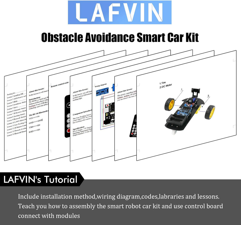 Smart Robot Car 2WD Chassis Kit with Ultrasonic Module DIY Kit B194206