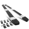 Pair 6" SS Flat Step Nerf Bar Running Boards W873