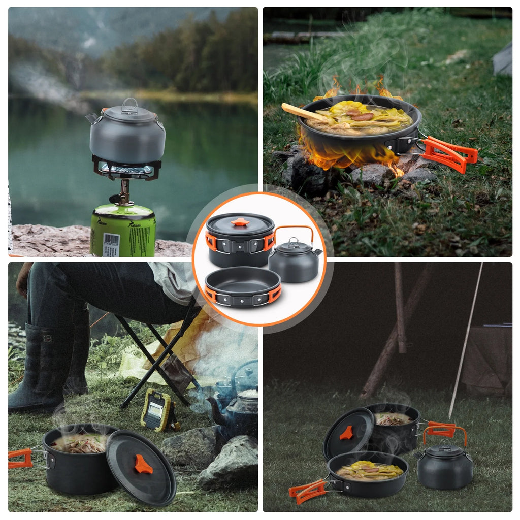 16pcs Camping Cookware Set O49811