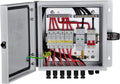 6 String Solar Combiner Box with 15A Fuse, Surge Protective Device, 63A Circuit Breaker P8708