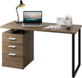 55 inch Computer Desk with Drawer and Reversible File Cabinet F26958