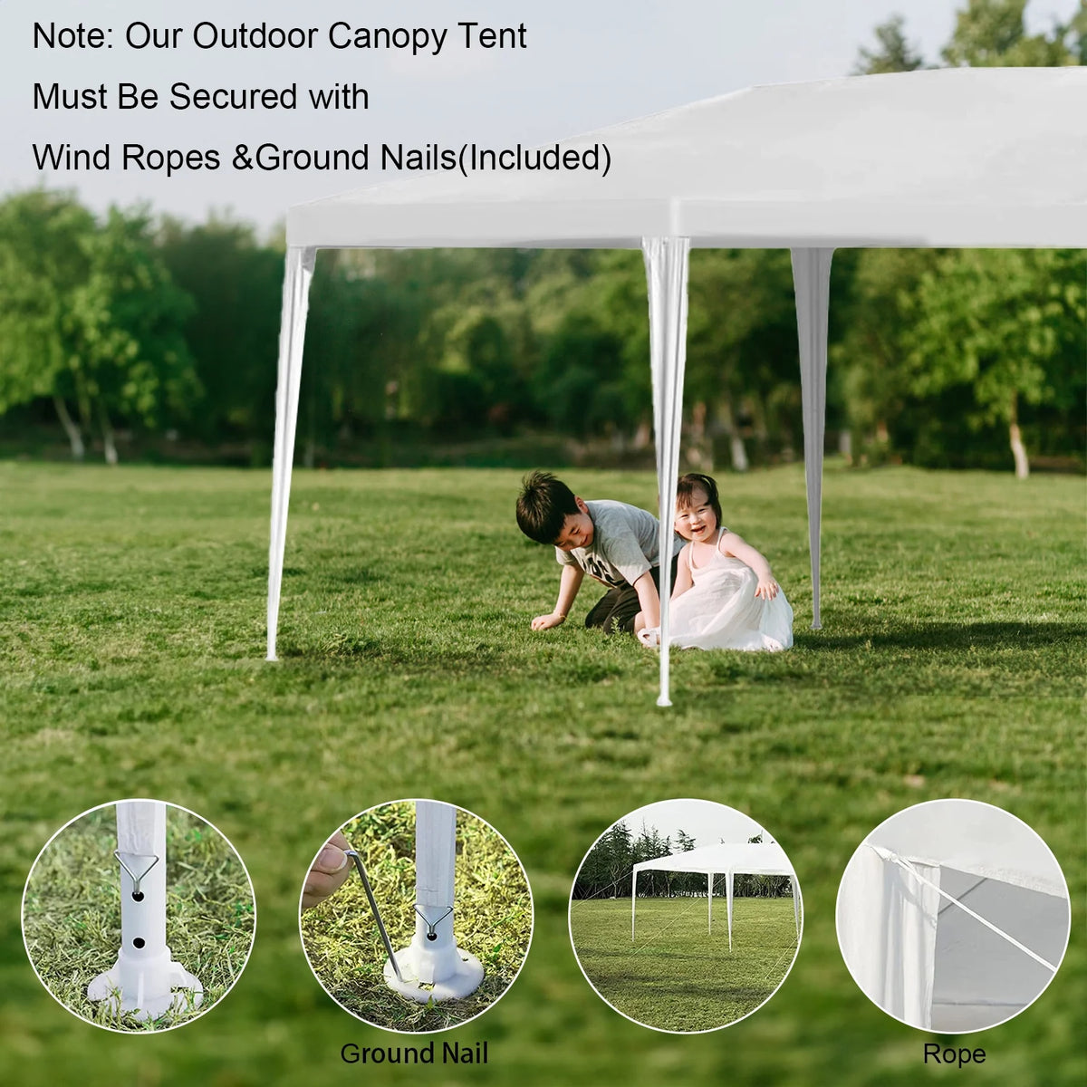 White Party Tent Canopy Shelter K485