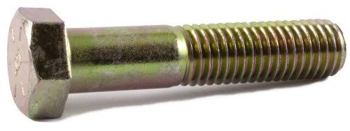 3/8-16 x 2 Grade 8 Hex Cap Screw Yellow Zinc Plated K89178