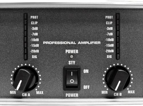 2 Channel Power Amplifier, 800 Watts RMS per Channel at 8 Ohms Q211442