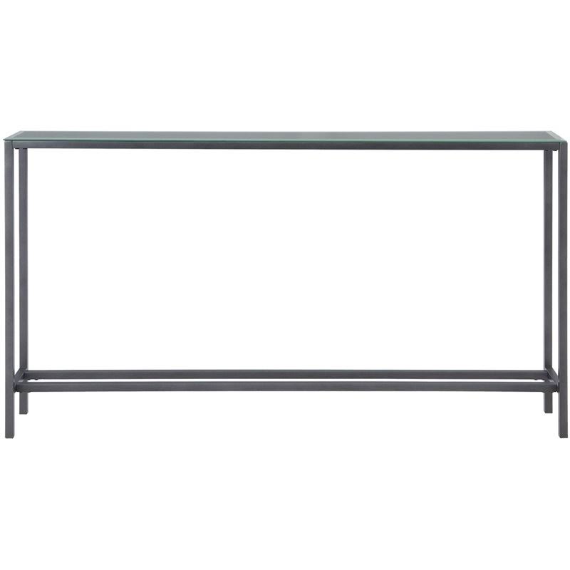 Glass Top Console Table J451
