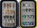 Fly Fishing Flies Kit with Waterproof Fly Box Pack of 2 T27423