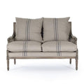 Stripe Blue Settee A274