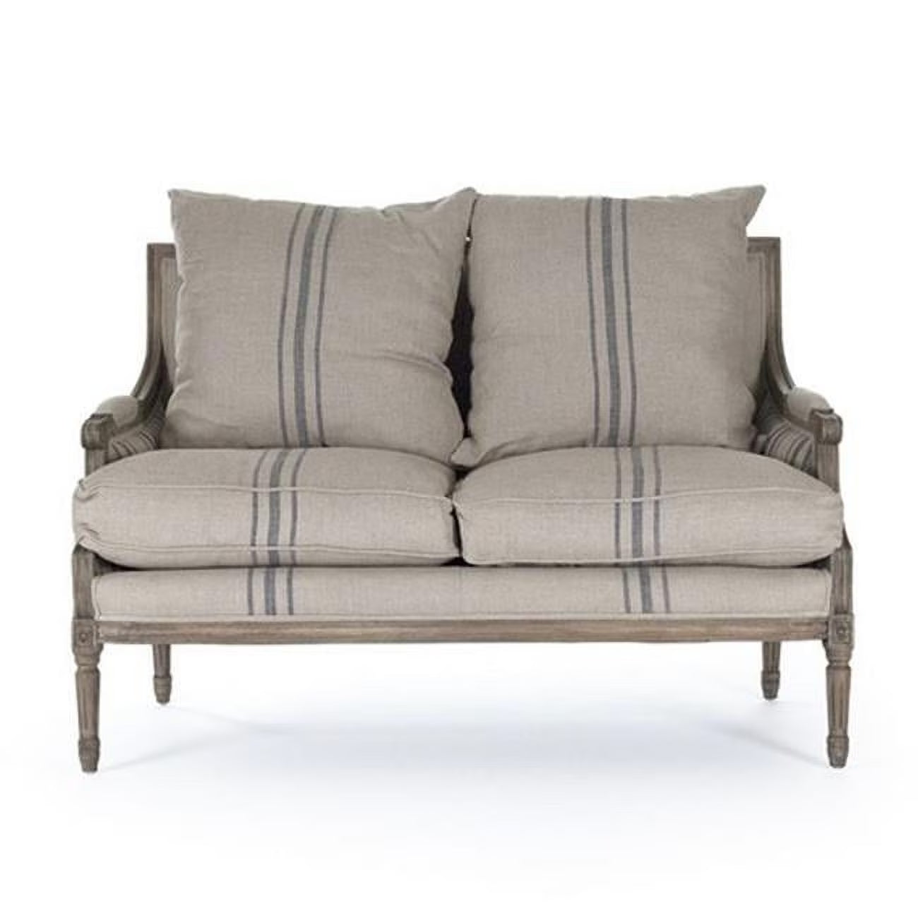 Stripe Blue Settee A274