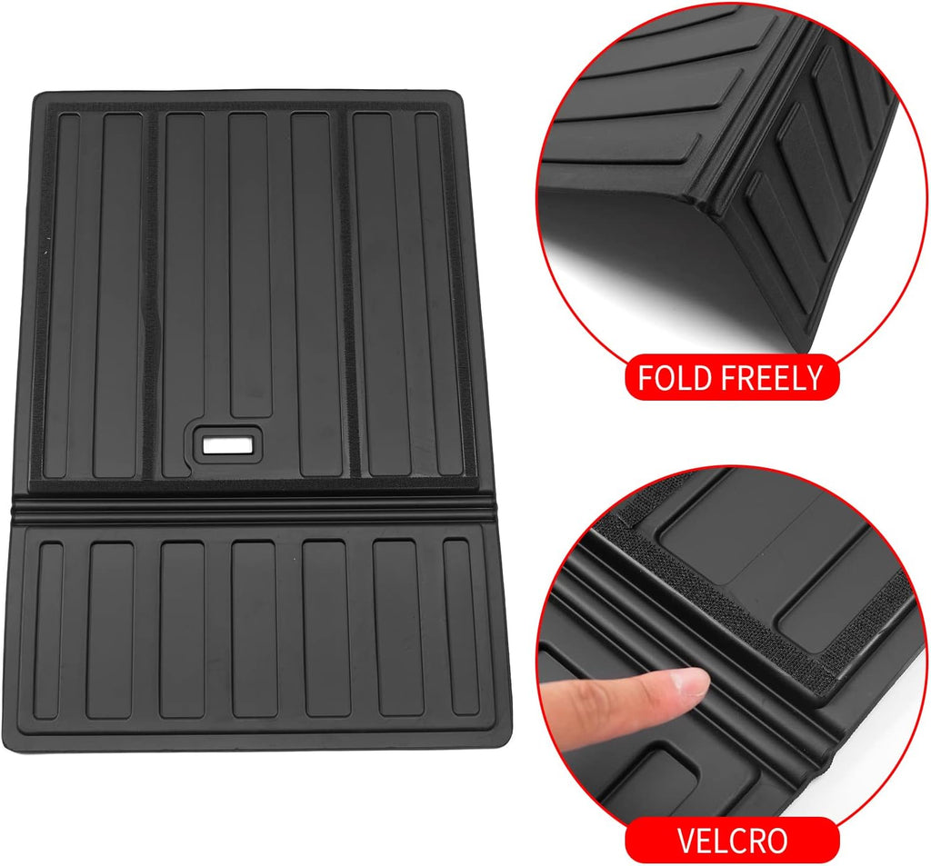 TPE Cargo Mat with Backrest Mats for 7-Seater Tesla Model Y M8568
