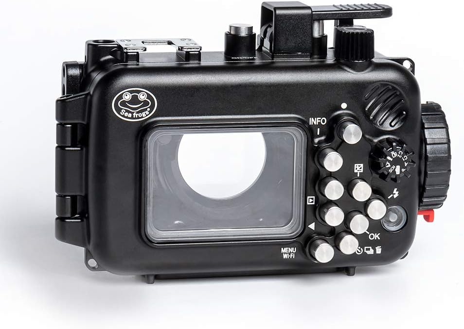 Black Aluminum Underwater Housing for Olympus TG-6 P5630