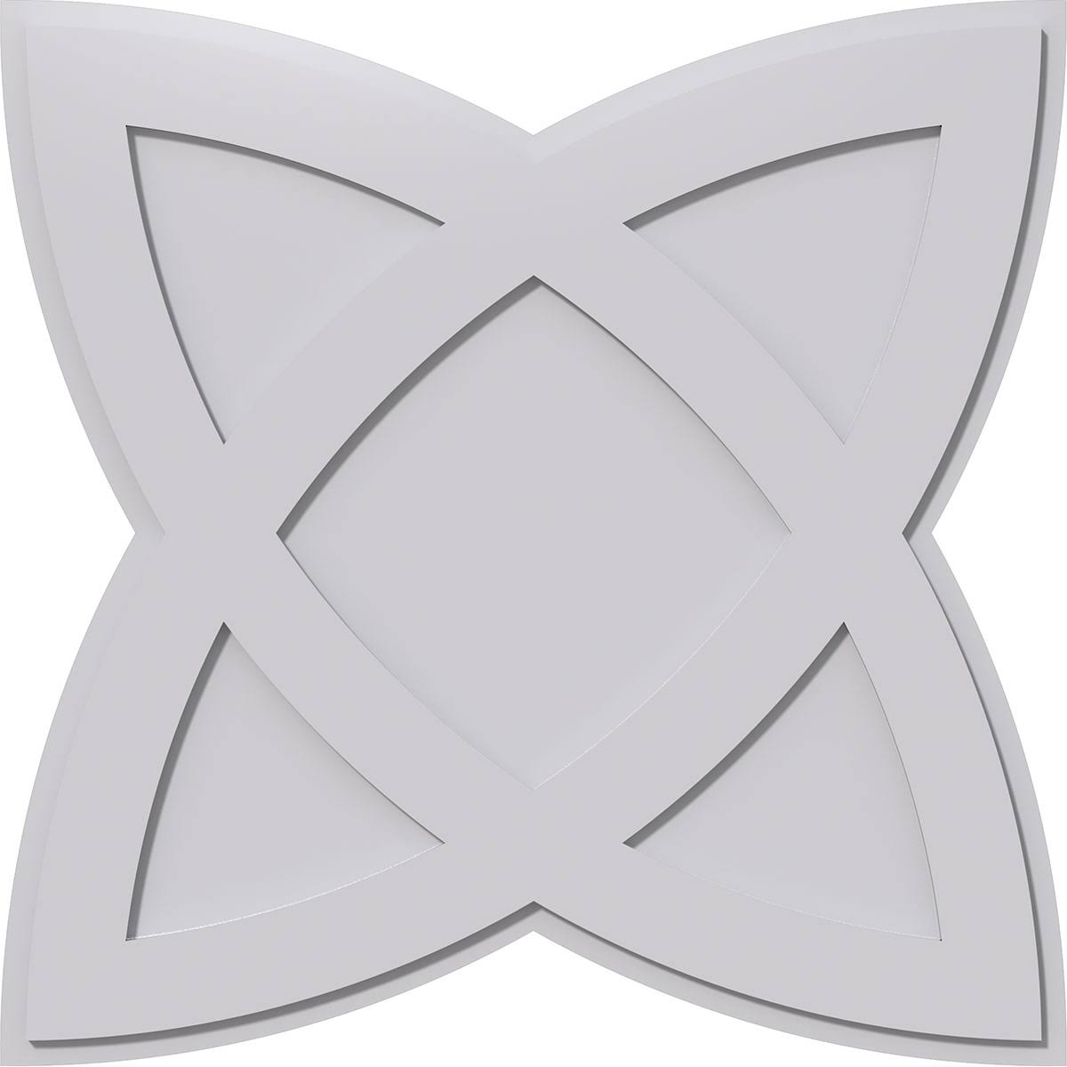 36 inch x 13 1/2 inch x 1 inch PVC Ceiling Medallion G122267