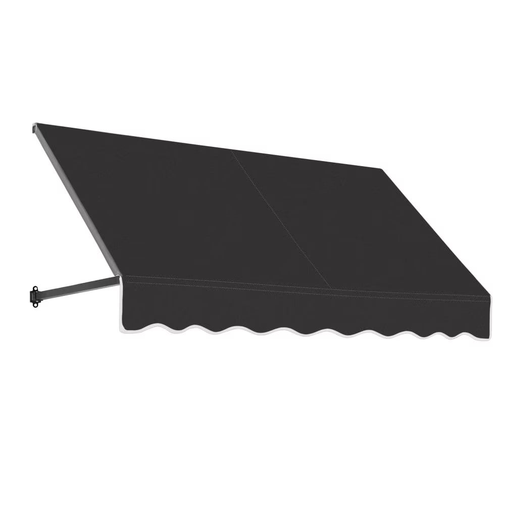 Black Acrylic Fixed Awning U367