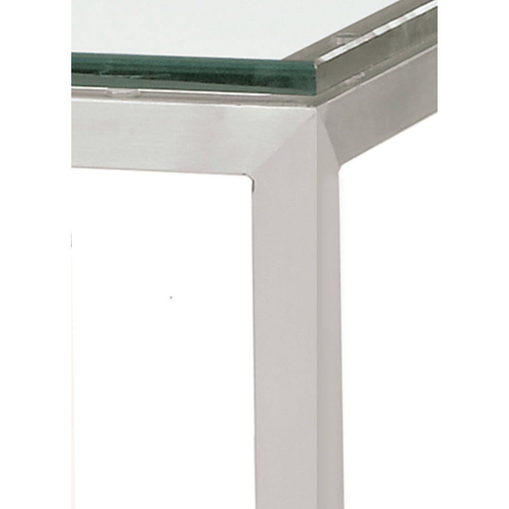 Grey Console Table with Quartz Top P248477