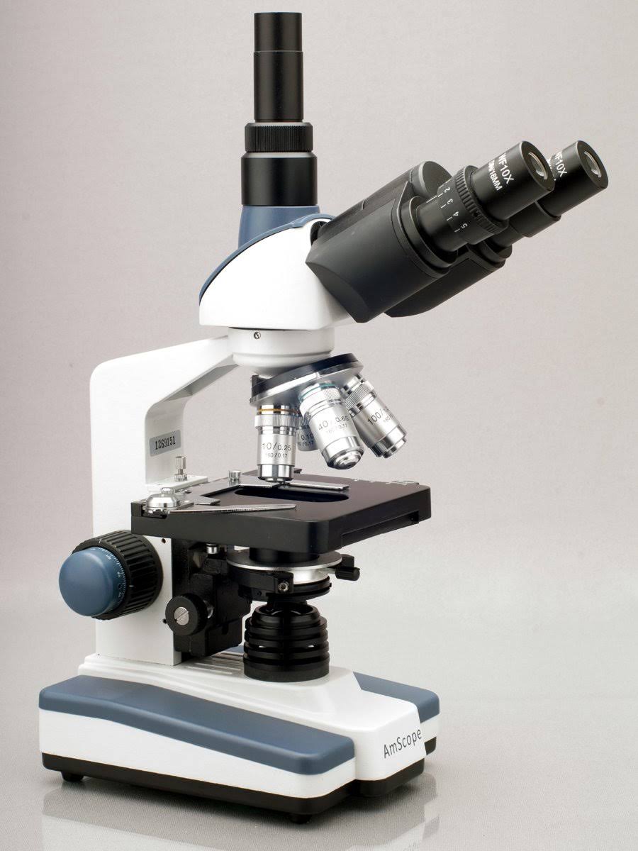 2000X LED Trinocular Compound Microscope with 3D Mechanical Stage and 9MP Camera V800
