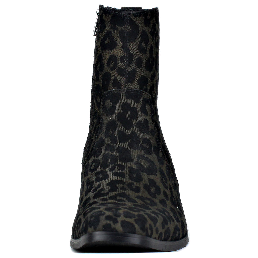 Chelsea Pony Hair Leopard Boots for Men D9317