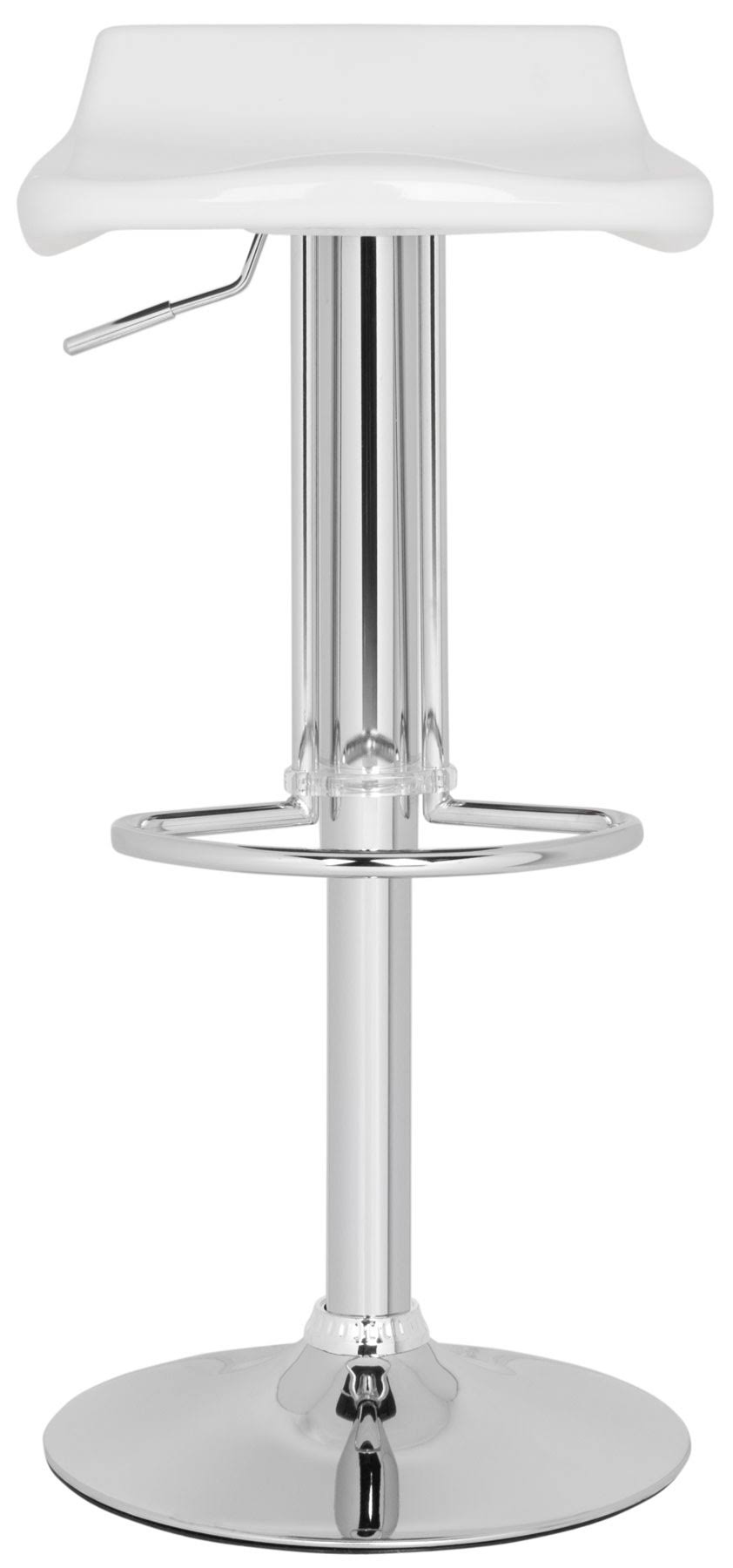 White Swivel Bar Stool L4762