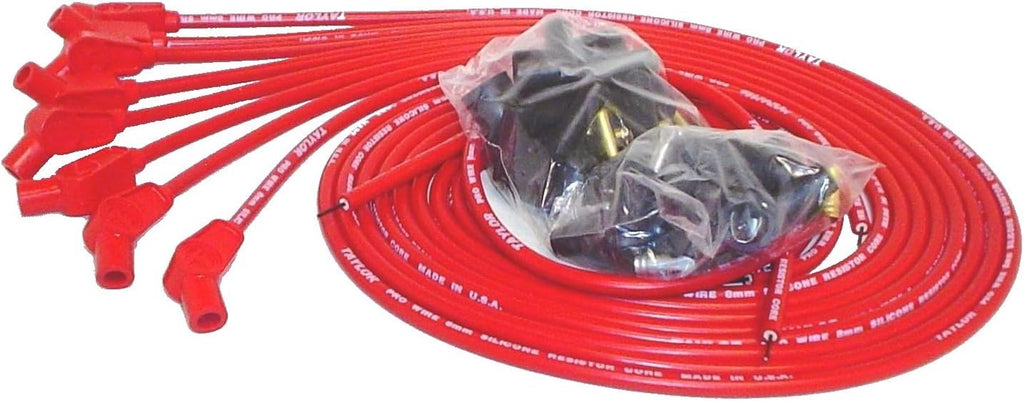 Red 8mm Spark Plug Wire Set Pack of 2 X99164