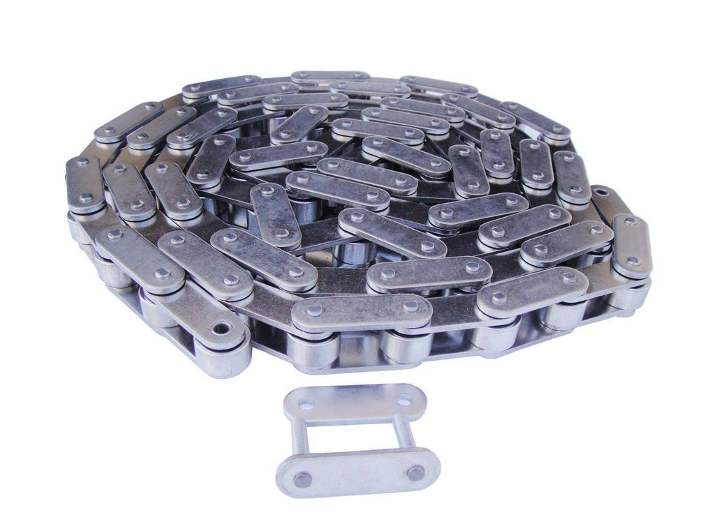 Heavy Duty Stainless Steel Roller Chain 10 Feet with 1 Connecting Link Y6595