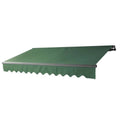 12 x 10 ft. Black Frame Retractable Patio Canopy Awning S669332