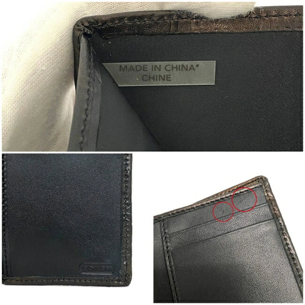 Dark Brown Leather Tri-Fold Wallet O29097