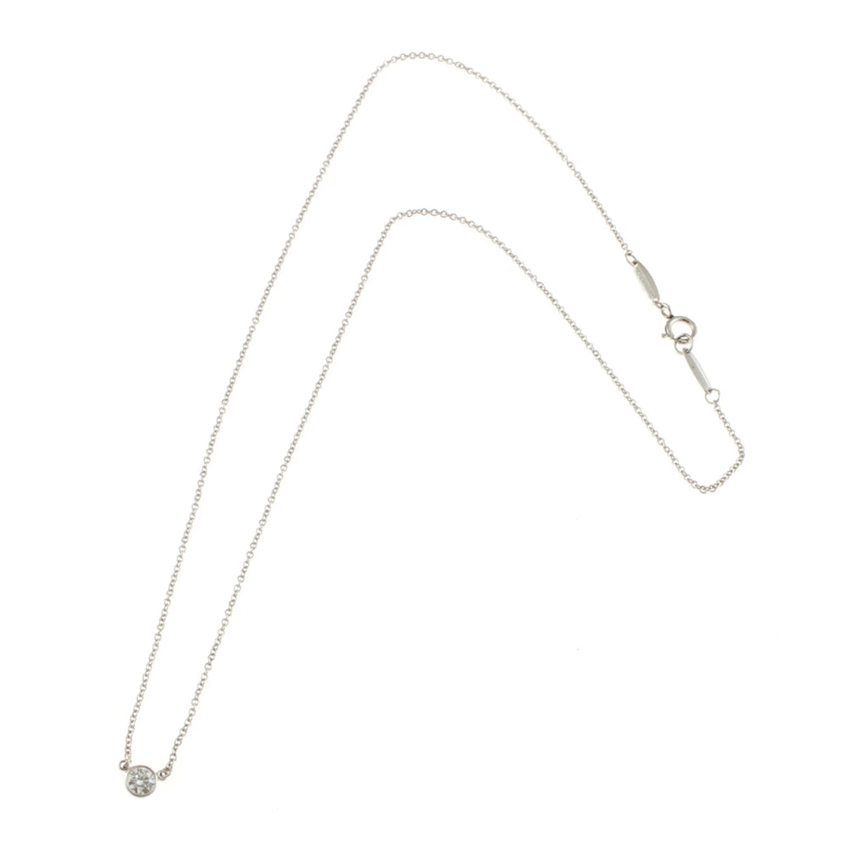 Platinum Necklace By The Yard Diamond F365