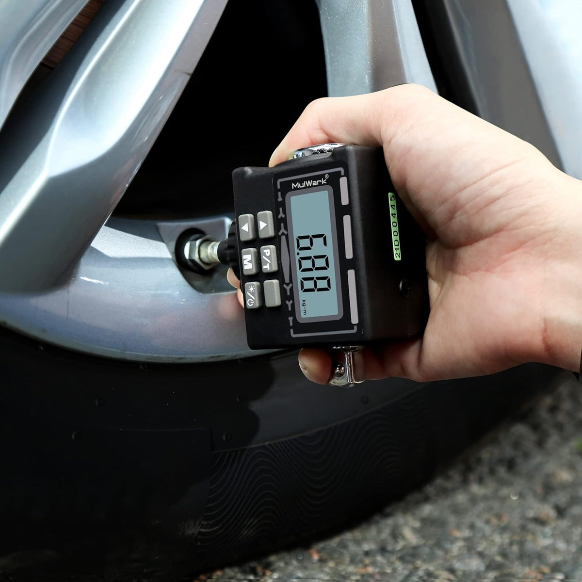 1/2" Digital Torque Adapter Converter with Tire Pressure Gauge, Pack of 2 Q256
