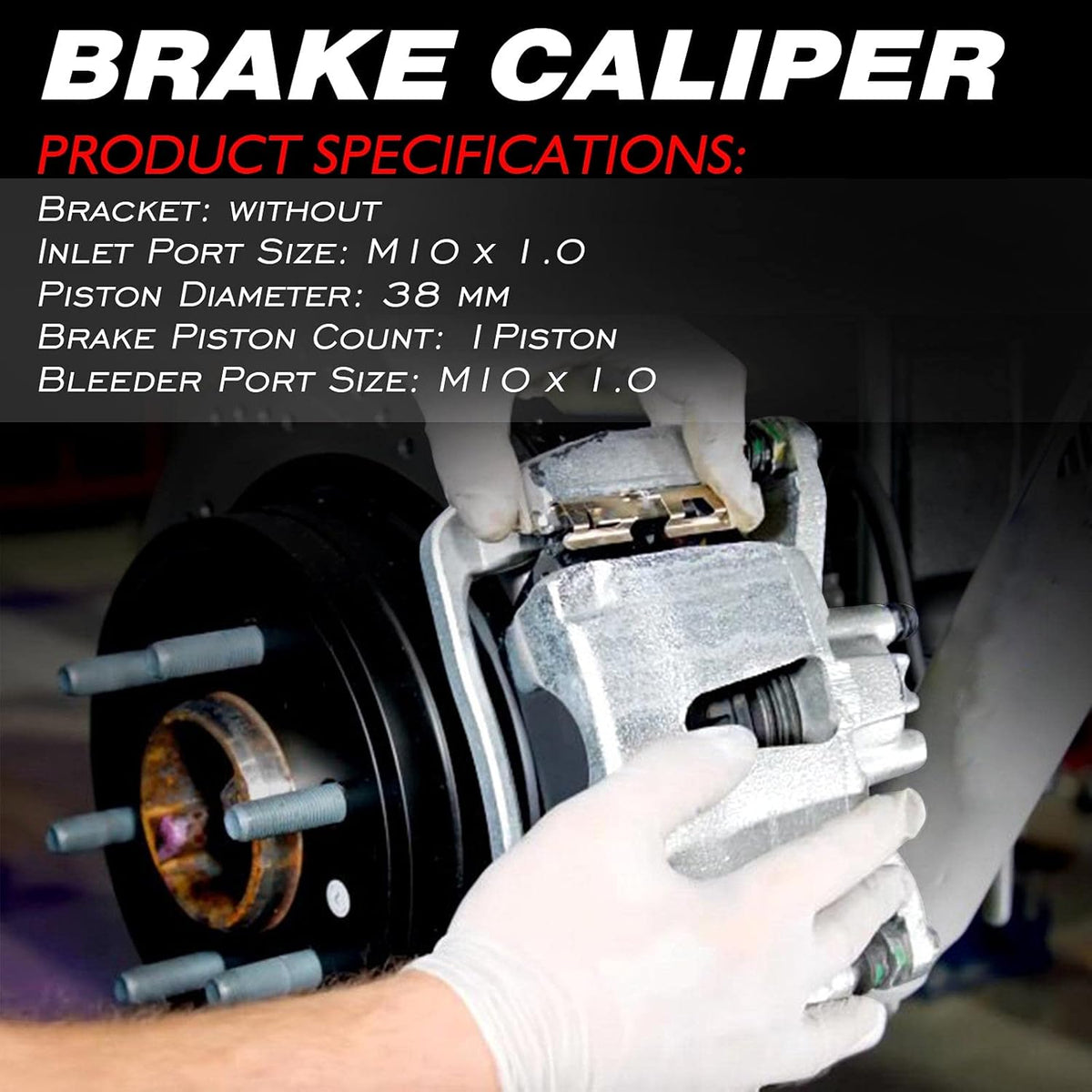 Set of 2 Rear Side Brake Caliper Assembly C4119