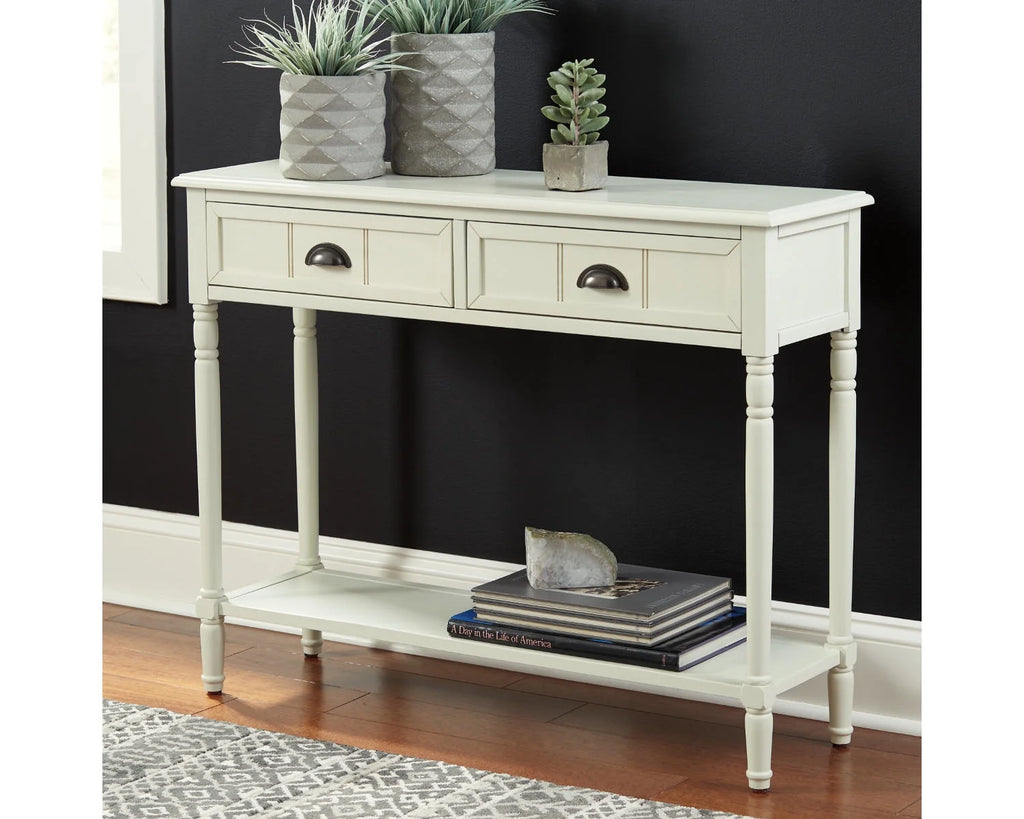 White Sofa Console Table D7873