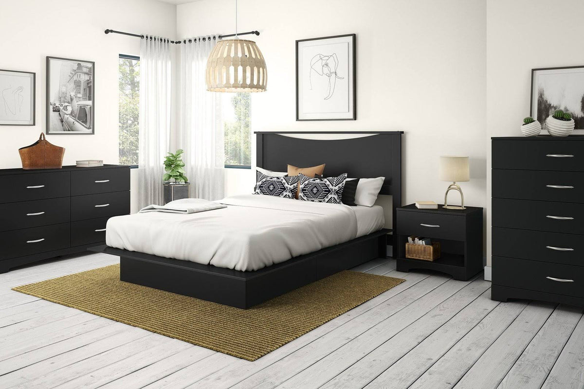 Pure Black Full/Queen Headboard Z935