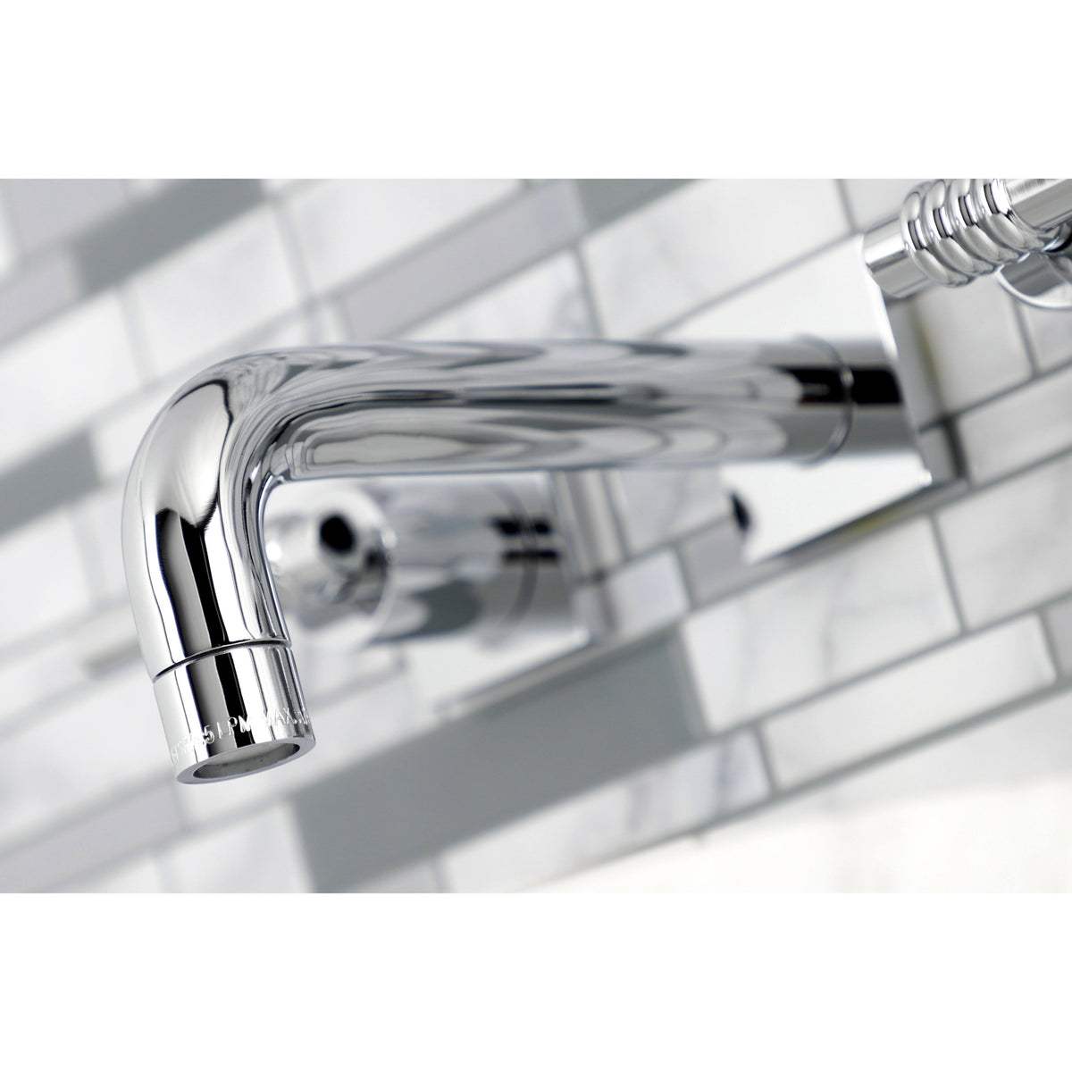 Brushed Nickel Wall Mount Bathroom Faucet O33973