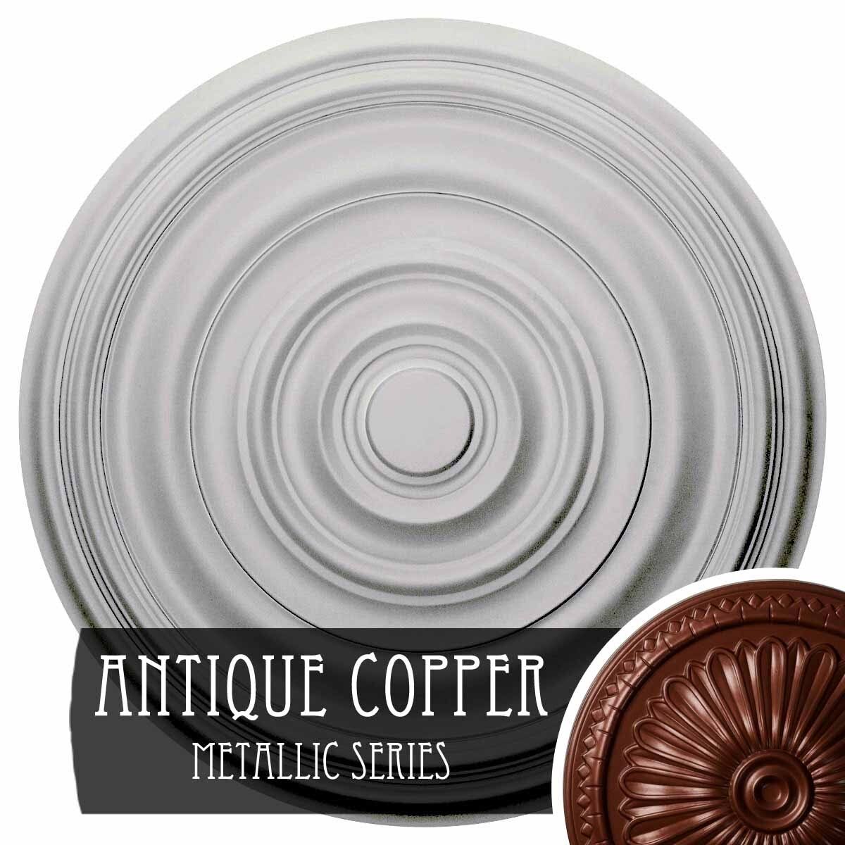 29 1/8x22OD x 1 1/2x22P Carton Smooth Ceiling Medallion J1028