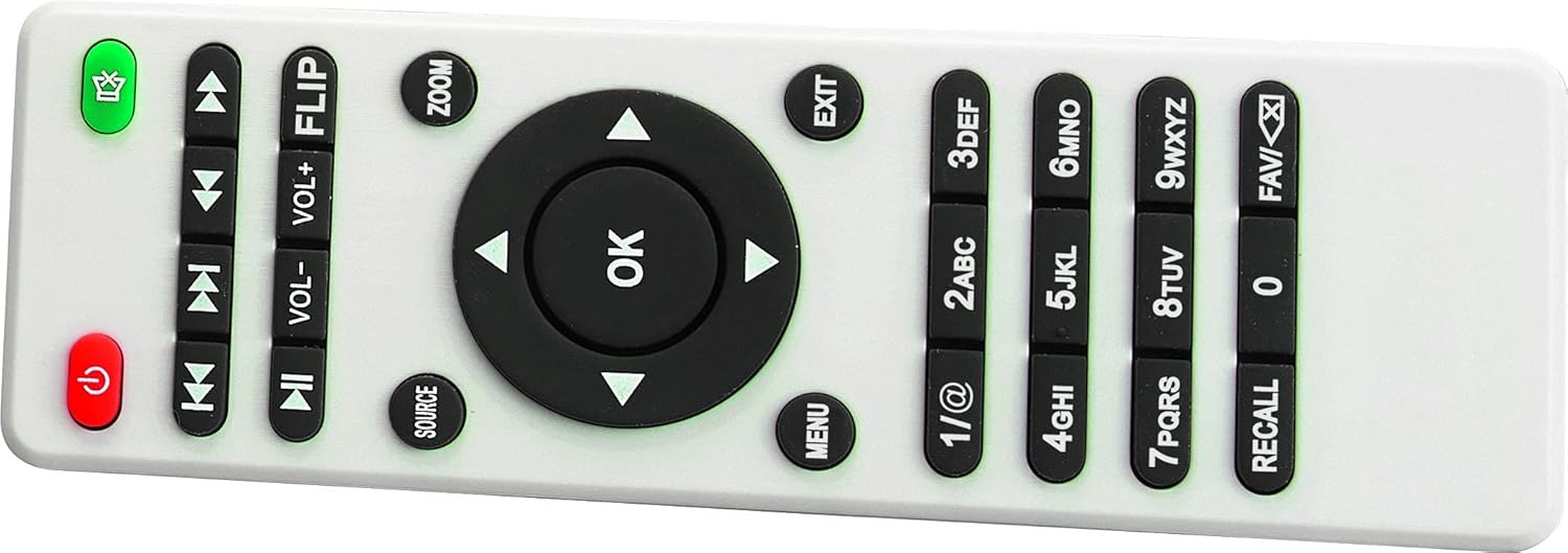 White HD LED Home Projector O32274