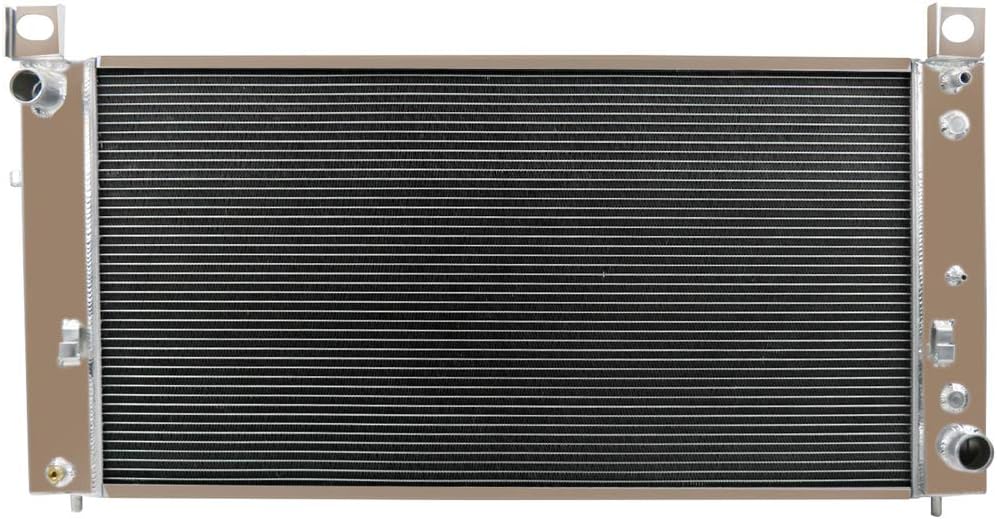 Full Aluminum Radiator & Fan Shroud & Thermostat Relay Kit Z9451
